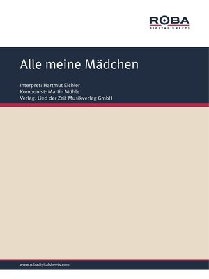 cover image of Alle meine Mädchen